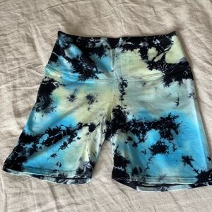 Victoria Secret PINK tie dye yoga bike shorts